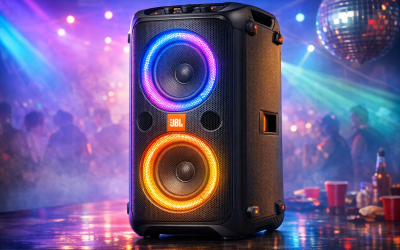 Ontdek de JBL Partybox Stage 320 feestjes tot de laatste beat