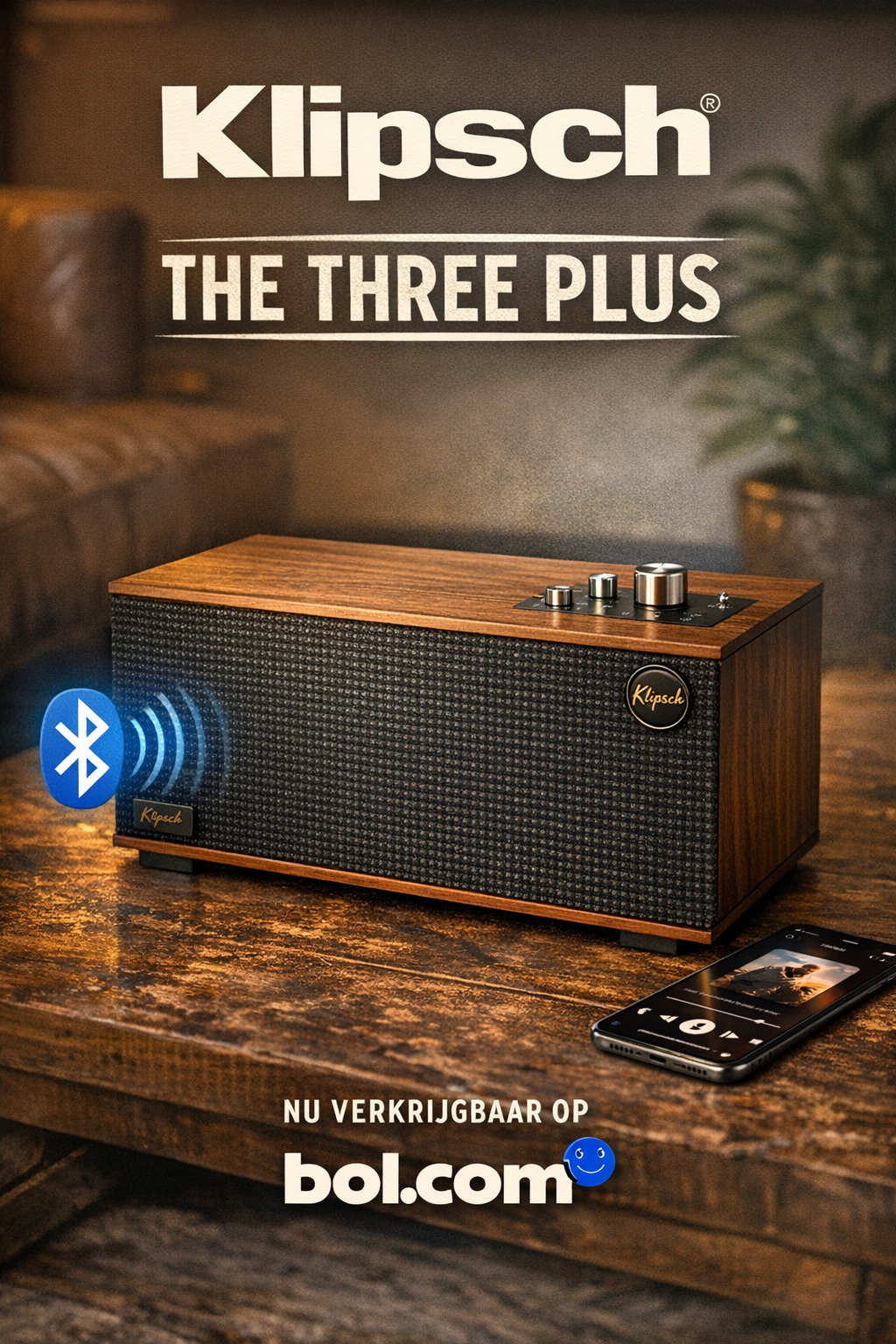 Klipsch the three plus bluetooth speaker