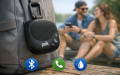 Polk BIT – Zwart – Bluetooth Speaker: klein formaat, verrassend handig voor onderweg
